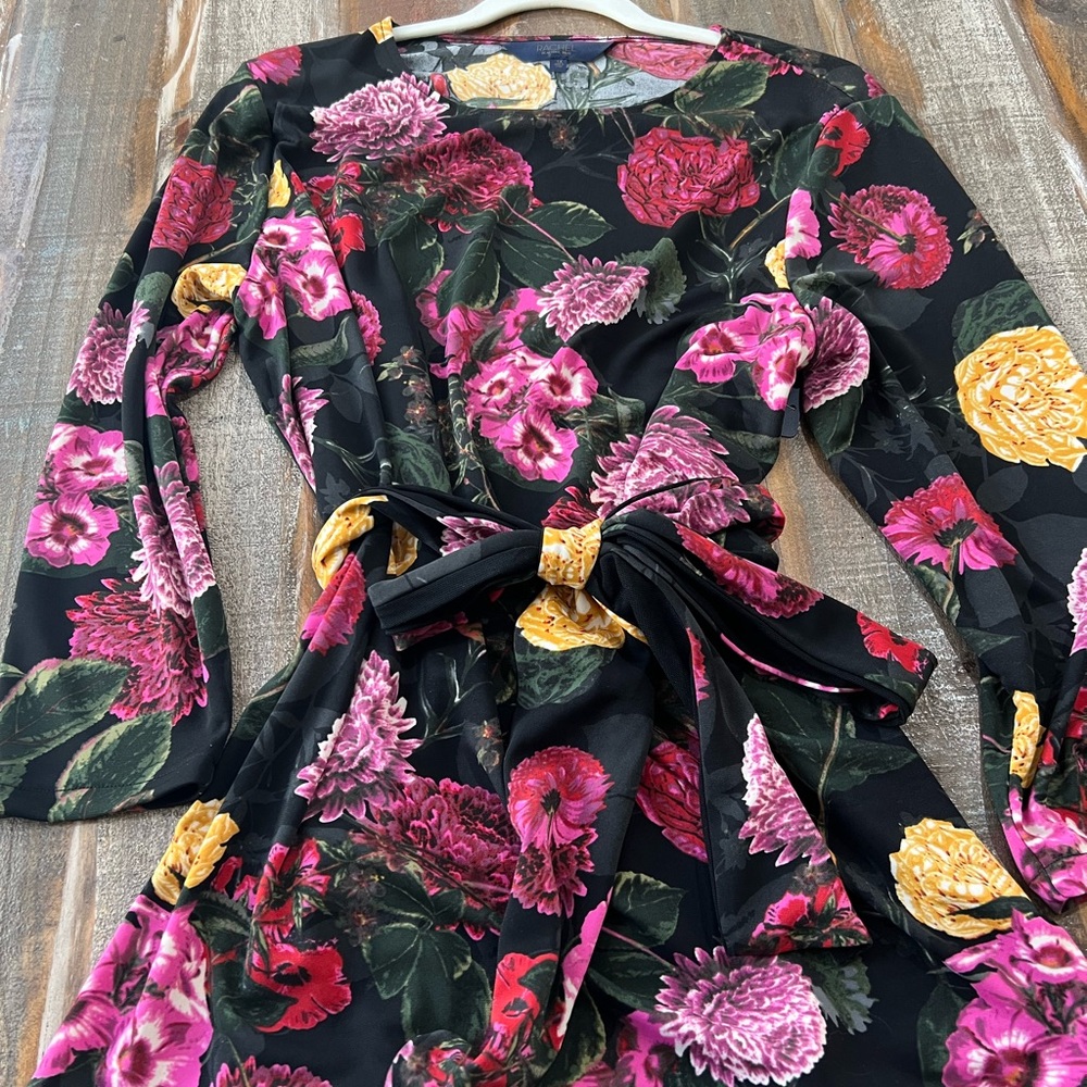 December Black Combo Floral top